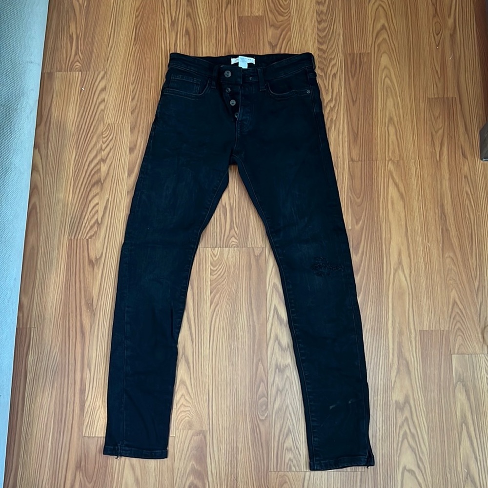 BLACK MENS SKINNY JEANS